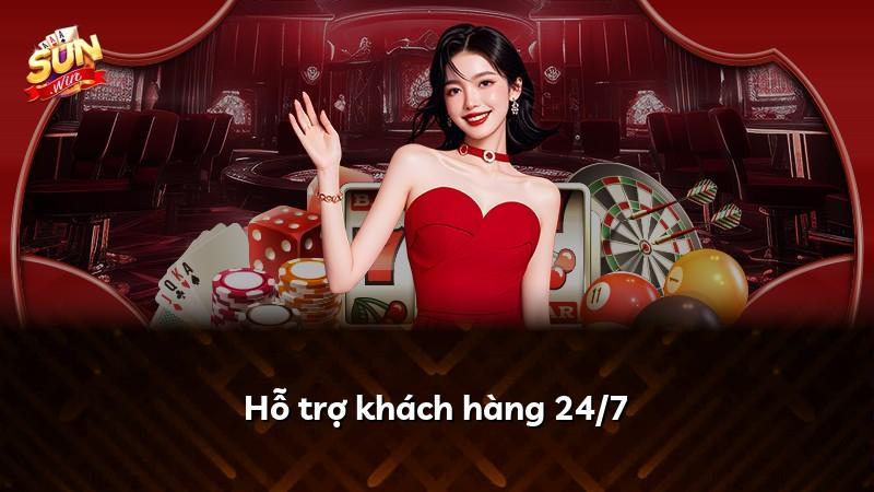Hỗ trợ khách hàng 24/7