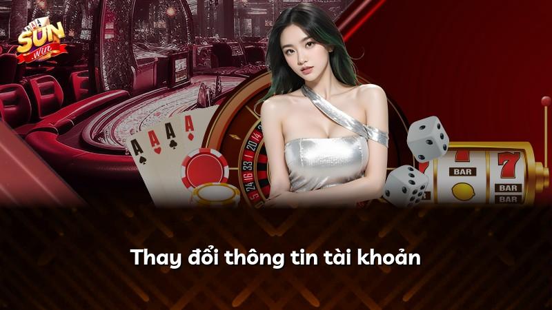 Thay đổi thông tin tài khoản
